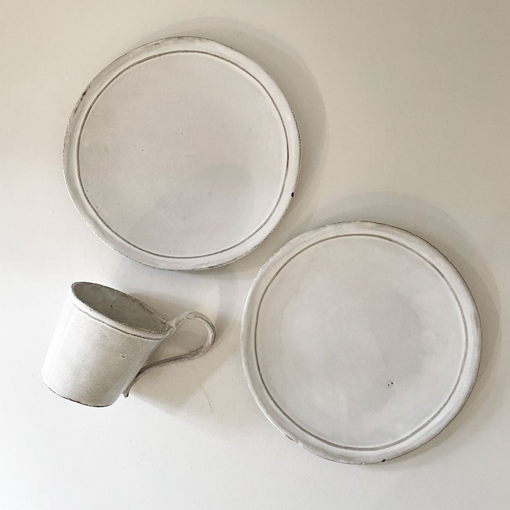 アスティエ・ド・ヴィラット ASTIER de VILLATTE シンプル SIMPLE プレート 19cm フランス 定価￥17,050- B ◎