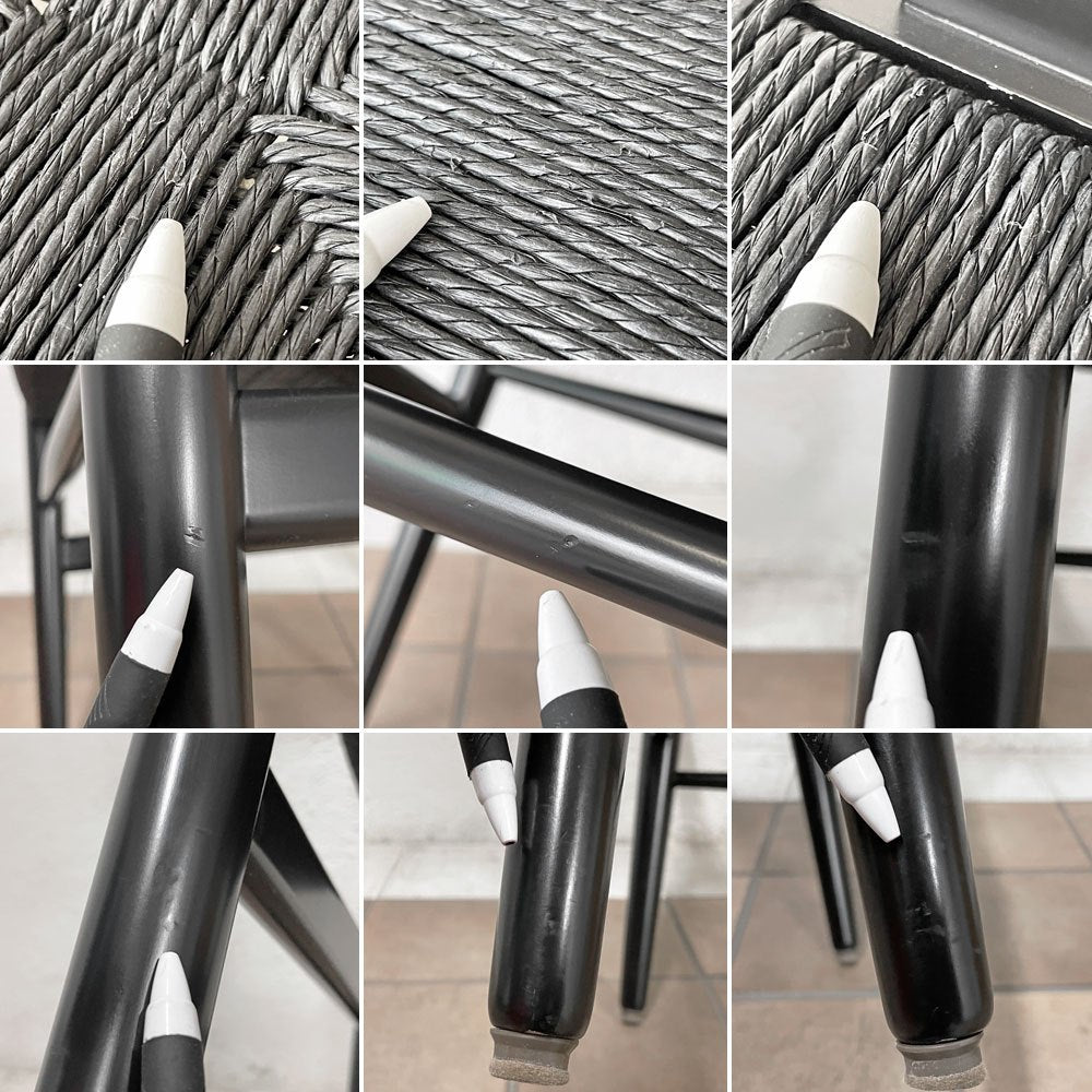 カールハンセン＆サン Carl Hansen & Son CH24 Yチェア ブラックラッカー×ブラックペーパーコード ビーチ材 ハンス・J・ウェグナー デンマーク 北欧家具 ◇
