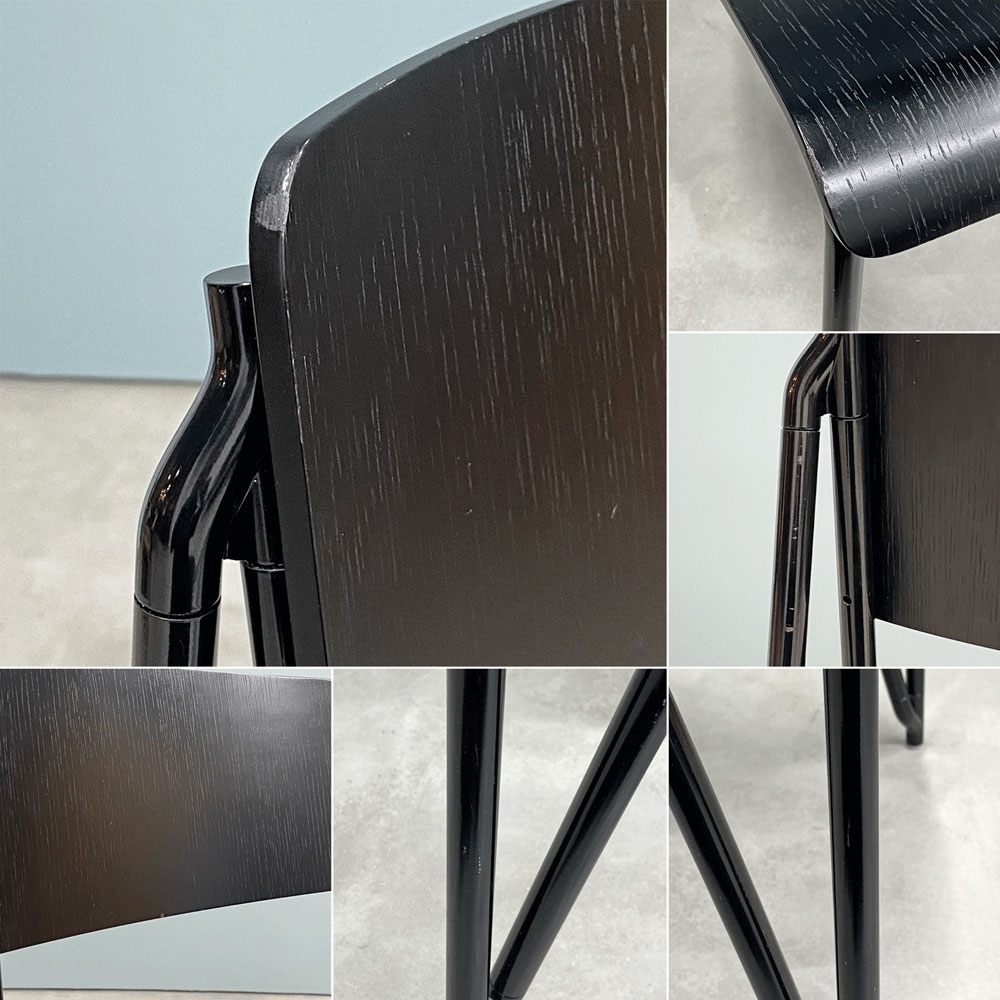 ヘイ HAY プティ スタンダード PETIT STANDARD スタッキングチェア ブラック 北欧モダンデザイン A ◎