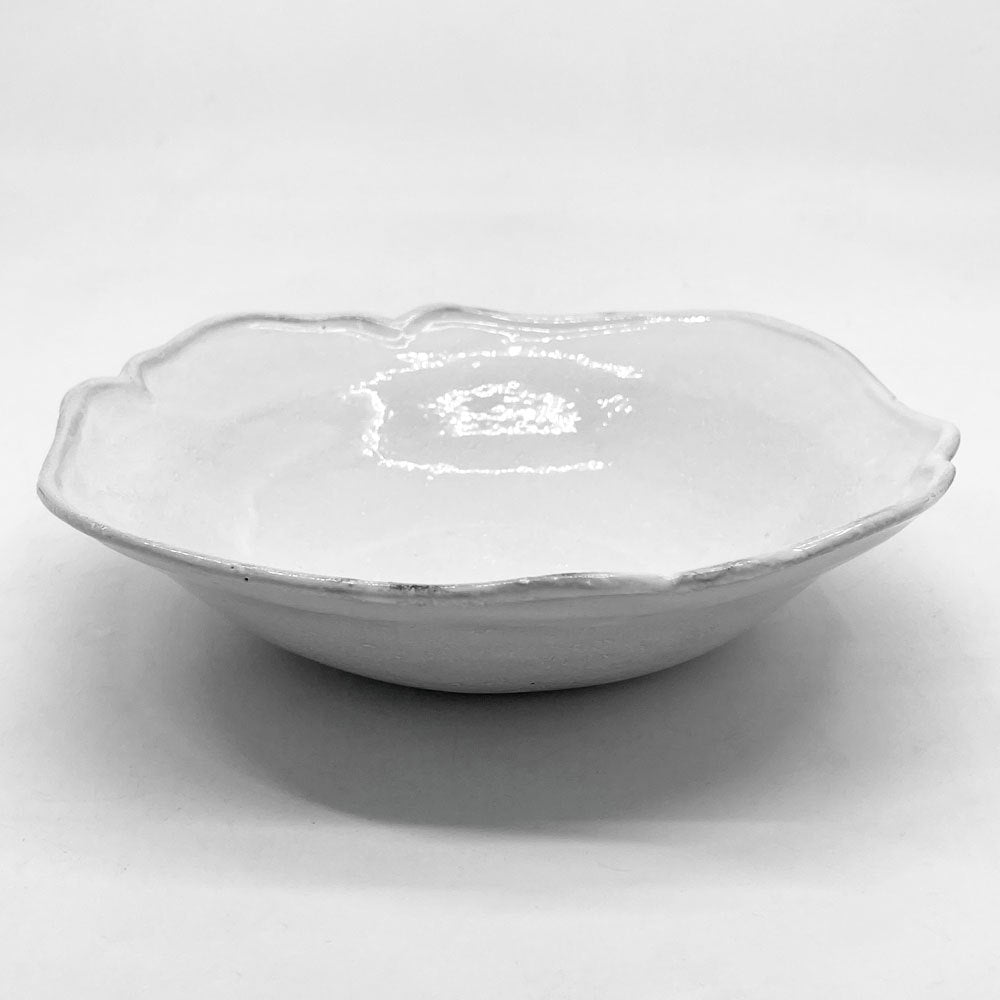 アスティエ・ド・ヴィラット ASTIER de VILLATTE バック Bac ミディアムスーププレート 19cm 陶器 フランス ホワイト A ●