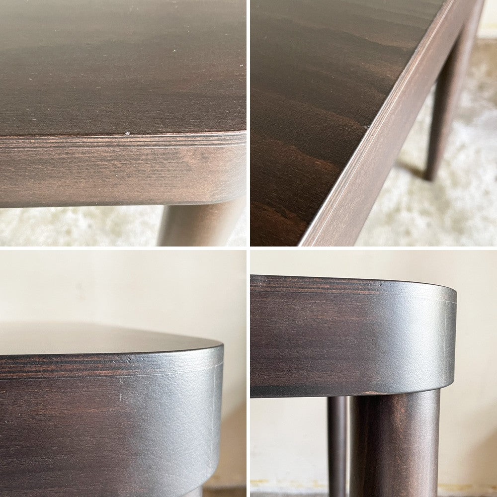 無印良品 MUJI × トーネット THONET ドイツ ブナ材 テーブル S ブラウン ダイニングテーブル ナチュラルモダン 定価：￥99,900- ■