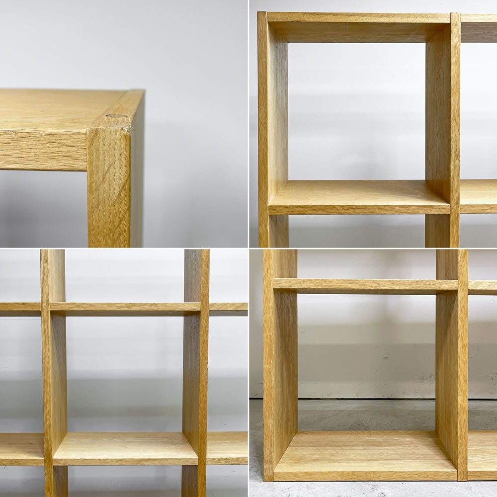 無印良品 MUJI スタッキングシェルフ 3列5段 オーク材 ナチュラル リビングボード オープンシェルフ 定価￥49,900- ●