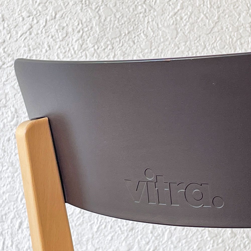 ヴィトラ vitra バーゼルチェア Basel ダイニングチェア ASAプラスチック ビーチ材 ダークブラウン ジャスパー・モリソン ◇
