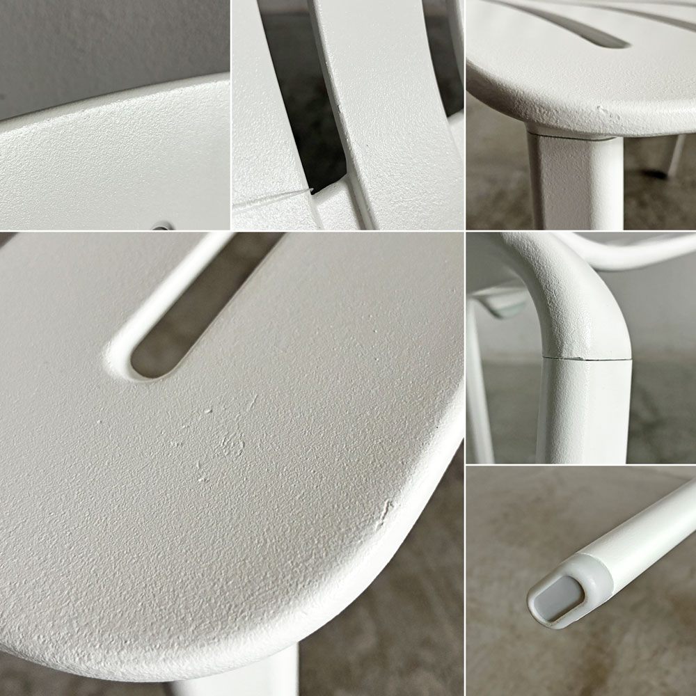 マジス MAGIS プラート PLATO スタッキングチェア ダイニングチェア アームなし ホワイト 屋外使用可 ジャスパー・モリソン 未使用品 定価￥84,700- 〓