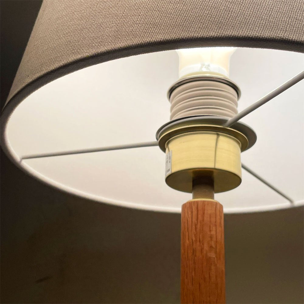 アートワークスタジオ ART WORK STUDIO モノリステーブルランプ Monolith-table lamp AW-0600 ホワイト 大理石ベース オーク無垢材 真鍮 ファブリック モダンデザイン 箱付き 美品 ■