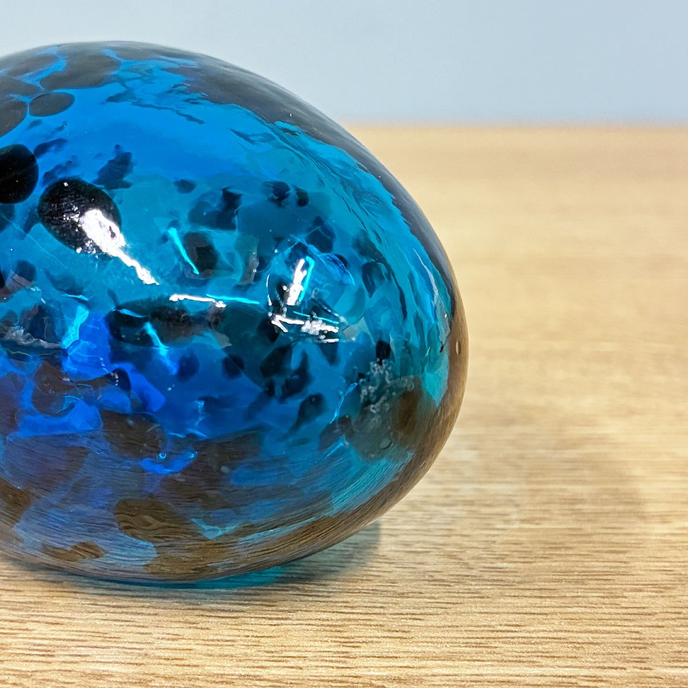 イッタラ iittala イッタラバード Birds by Toikka アノ・エッグ Ano Egg SCOPE限定 非売品 ブルーxブラック 箱付き ◎