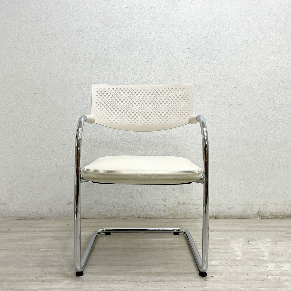 ヴィトラ vitra ビザビ2 Visavis2 アームチェア デスクチェア カンティレバー スタッキング不可仕様 アントニオ・チッテリオ A ●