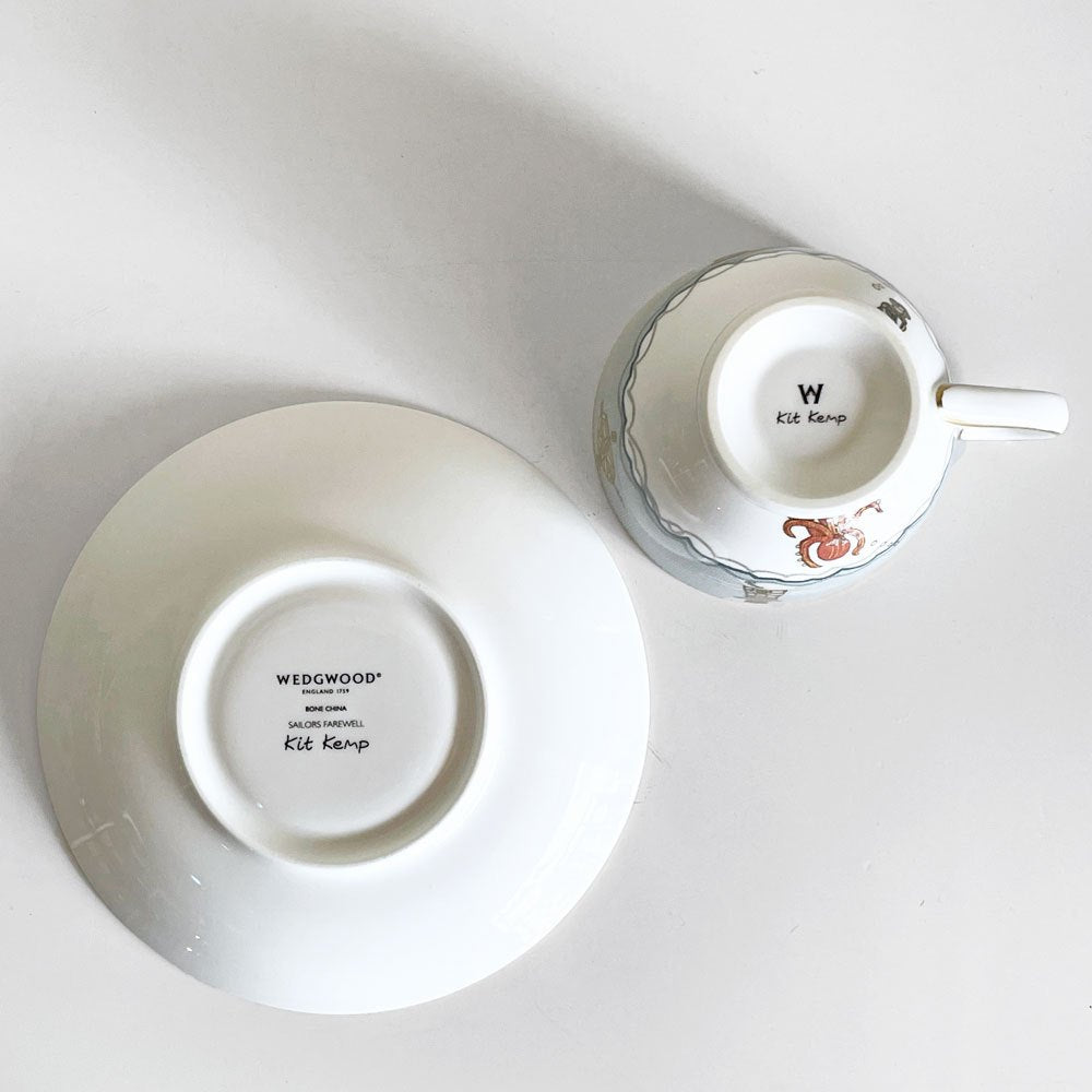 ウェッジウッド WEDGWOOD セイラーズ フェアウェル Sailor's Farewell カップ＆ソーサー C&S キット・ケンプ Kit Kemp 英国 イギリス ■