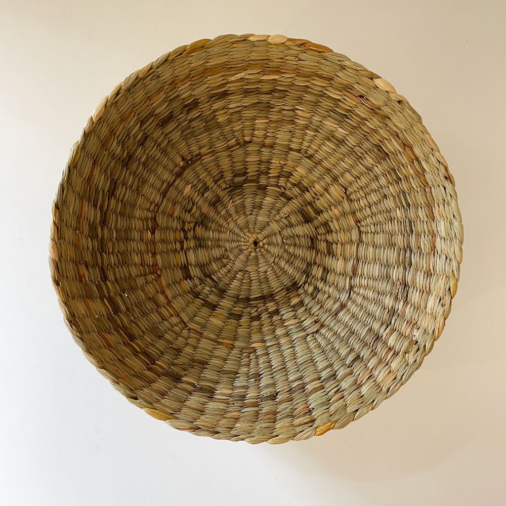 SPACE A&CO 水草 バスケット Φ28.5cm イギリス製 旧shop281 有元葉子 B ◎