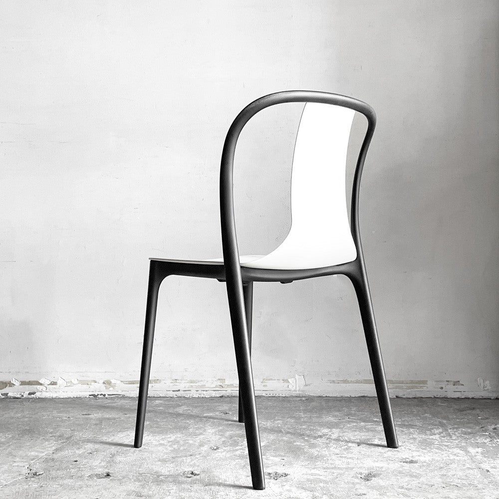 ヴィトラ Vitra ベルヴィルチェア Belleville Chair ダイニングチェア スタッキングチェア クリーム ロナン & エルワン・ブルレック B ■