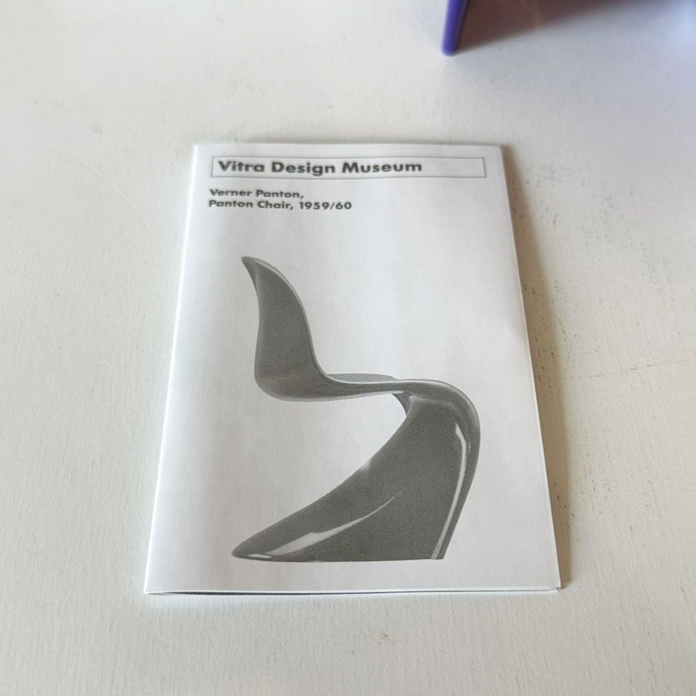 ヴィトラ デザインミュージアム Vitra Design Museum ミニチュアコレクション パントンチェア 1/6スケール 限定カラー パープル 箱付き ◎