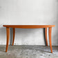 カリガリス Calligaris エクステンション ダイニングテーブル 伸長式 蛇腹 チェリー材 W147~222cm イタリアモダン ■