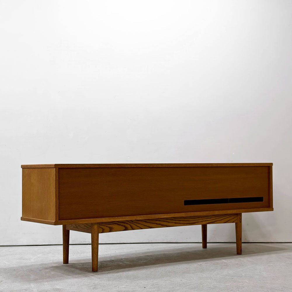 モモナチュラル MOMO Natural ベント VENT SIDE BOARD W150cm サイドボード AVボード オーク材 ハイレッグ仕様 ナチュラルスタイル 定価￥89,500- ●