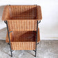 イデー IDEE ワラビー WALLABY バスケットスタンド BASKET STAND ラタン スチール ブラック ■