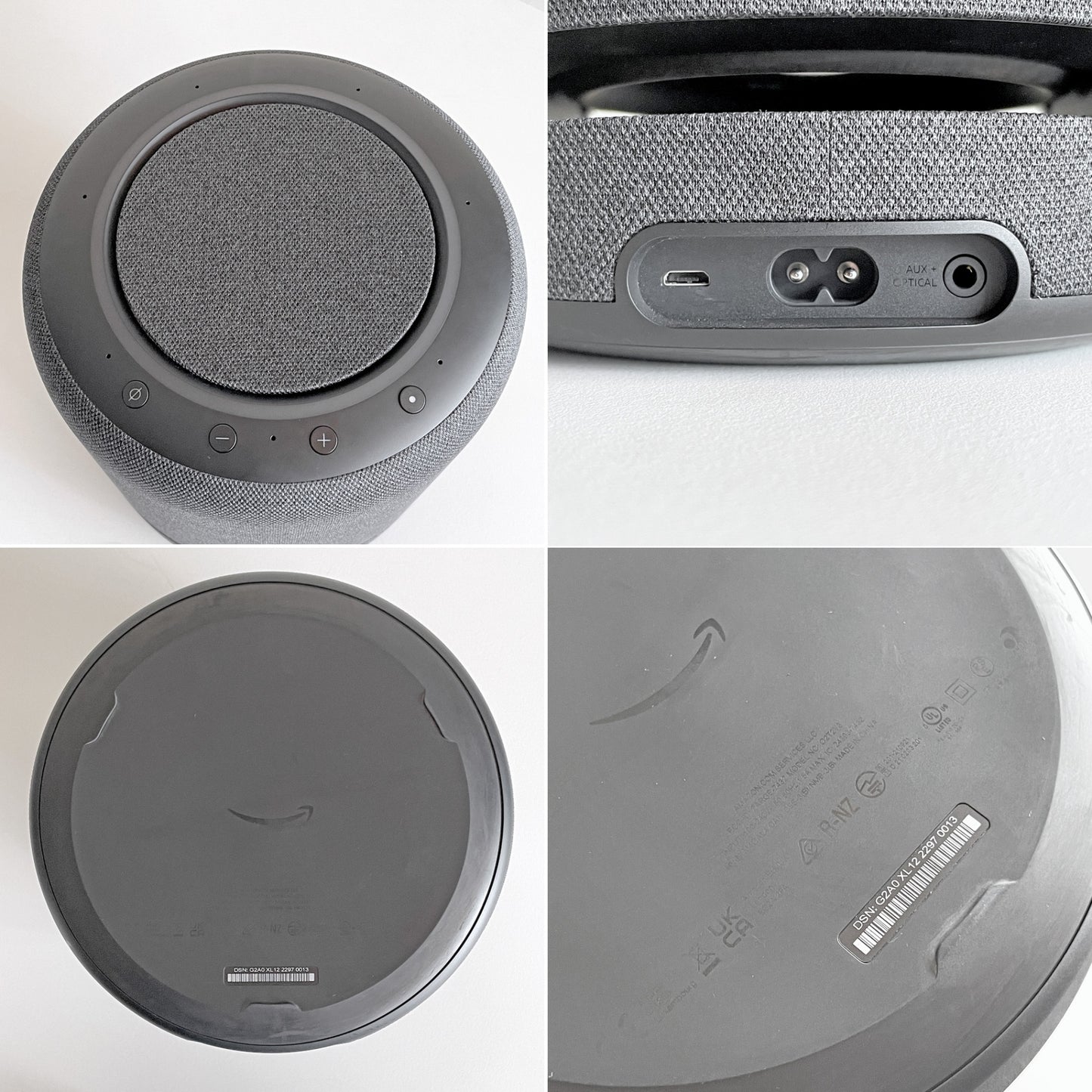 アマゾン Amazon エコースタジオ Echo Studio with Dolby Atmos & Alexa チャコール 2台セット ■