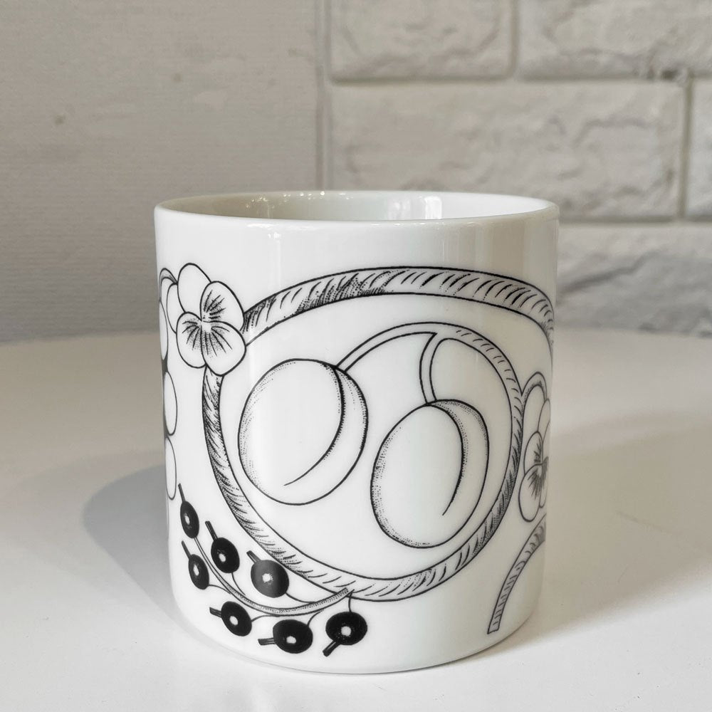 アラビア ARABIA パラティッシ PARATIISI マグカップ ブラック 350ml 旧ロゴ 北欧食器 B ◎