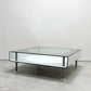 イデー IDEE トーキョー ローテーブル TOKYO Low Table ガラストップ モダン スチール プライウッド ホワイト クラウディオ・コルッチ ビンテージ ●