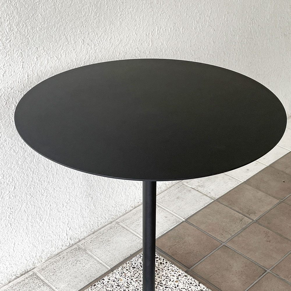 ヘイ HAY テラゾー TERRAZZO TABLE ラウンドテーブル カフェテーブル アンスラサイト×グレーベース 人工大理石 デンマーク 北欧家具 ◇