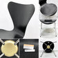 フリッツハンセン Fritz Hansen セブンチェア ダイニングチェア カラードアッシュ ブラック アルネ・ヤコブセン 北欧 デンマーク 定価￥76,780- A ●