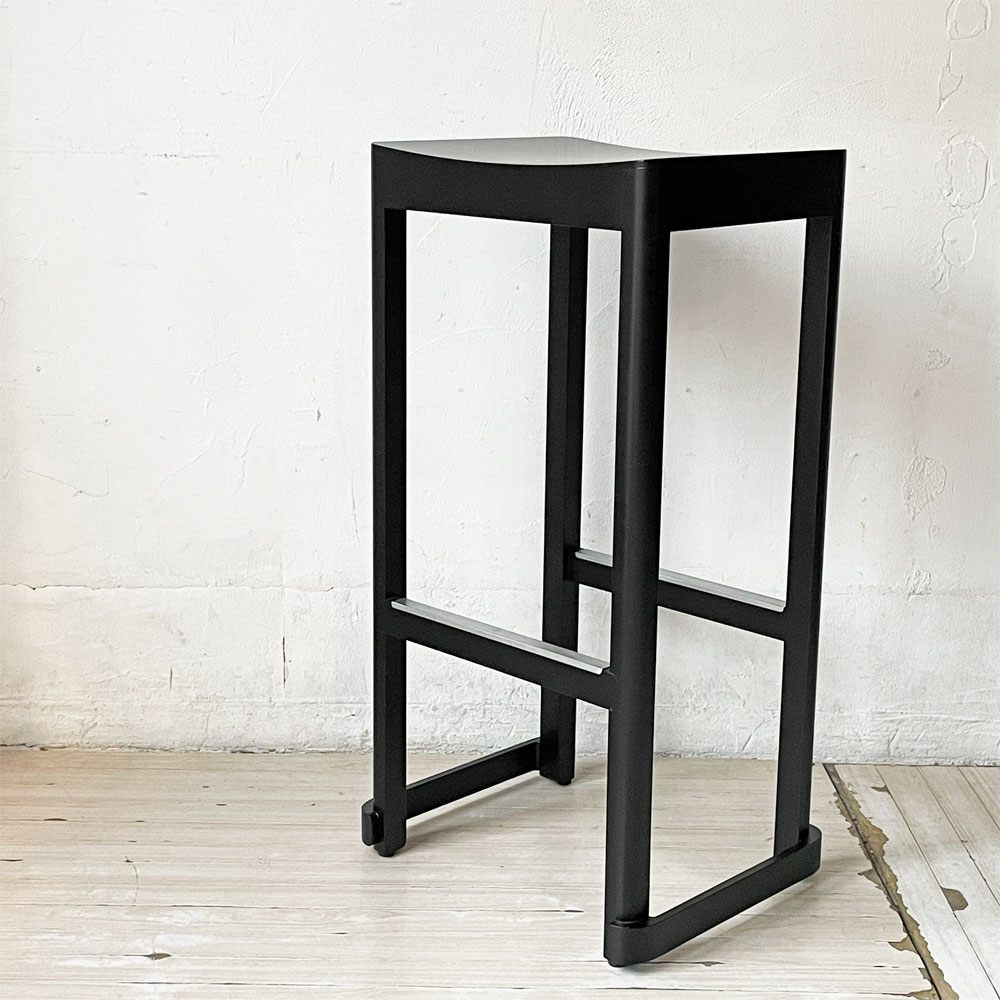 アルテック artek アトリエ バースツール Atelier Bar Stool H75cm ビーチ材 ブラックラッカー仕上げ タフ スタジオ TAF Studio スウェーデン 北欧家具 B ★