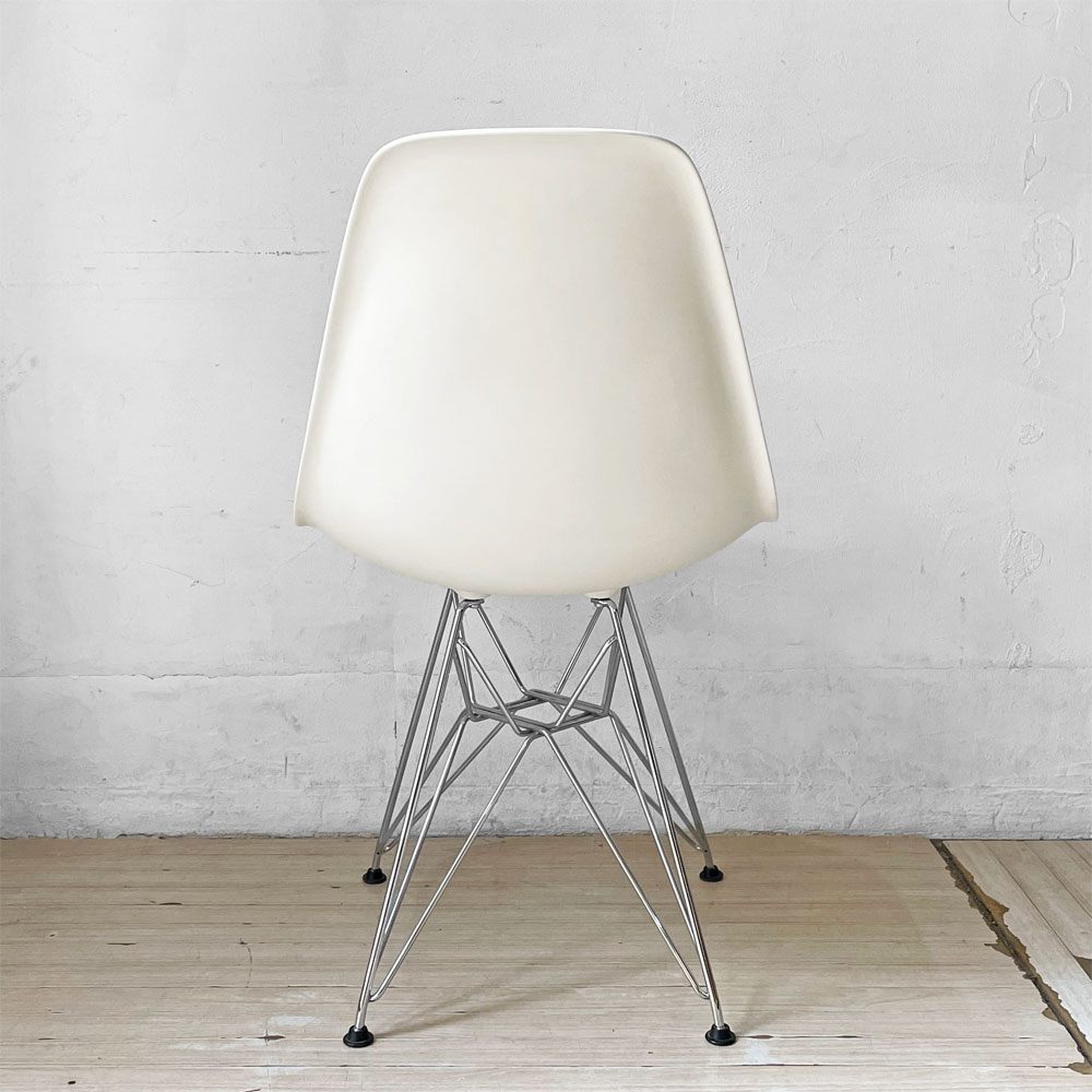 ハーマンミラー Herman Miller サイドシェルチェア ホワイトシェル ポリプロピレン製 エッフェルベース DSR C&R イームズ ミッドセンチュリー ★