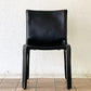 カッシーナ Cassina キャブチェア 412 CAB CHAIR アームレス 本革 マリオ・ベリーニ MoMA イタリアンモダン 定価￥308,000- ◇