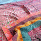 インドビンテージ Indian Vintage ラリーキルト ラグ カーペット パッチワーク 伝統工芸 240x150cm ■