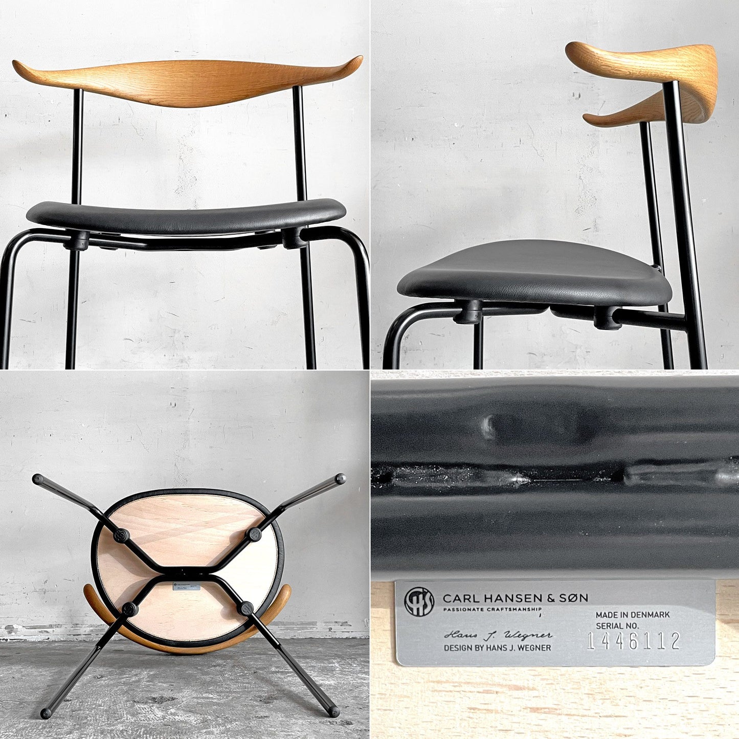 カールハンセン＆サン Carl Hansen & Son CH88P ダイニングチェア オーク材 本革 ハンス J. ウェグナー デンマーク 北欧家具 ■