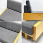 グラフ graf × 相合家具 SOGO デイベッドソファ M DAY BED SOFA ホワイトアッシュ材 カルドツイードⅡファブリック グレー 北欧スタイル 定価¥265,000円 ●