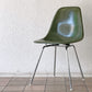 ハーマンミラー Herman Miller サイドシェルチェア ダイニングチェア 2nd FRP Hベース オリーブグリーンダーク イームズ ミッドセンチュリー ビンテージ 希少 B ◇