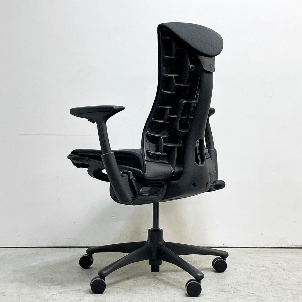 ハーマンミラー Herman Miller エンボディチェア デスクチェア オフィスチェア ジェフ・ウェバー ビル・スタンフ シンク ブラック 2021年製 定価¥306,900- ●