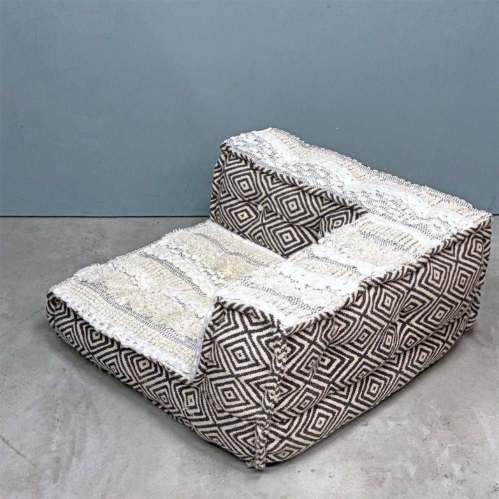 アデペシュ a.depeche ブロックマルチソファ Block Multi Sofa コーナー ジオ グレー GEO gray 定価￥41,800 ◎