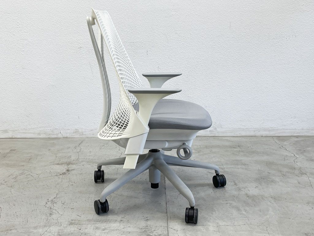 ハーマンミラー Herman Miller セイルチェア SAYL Chair フェザーグレー デスクチェア イヴ・ベアール スタジオホワイト  〓