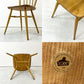 アーコール Ercol フープバックチェア ダイニングチェア スポークバック エルム材 UKビンテージ vintage 英国家具 ●