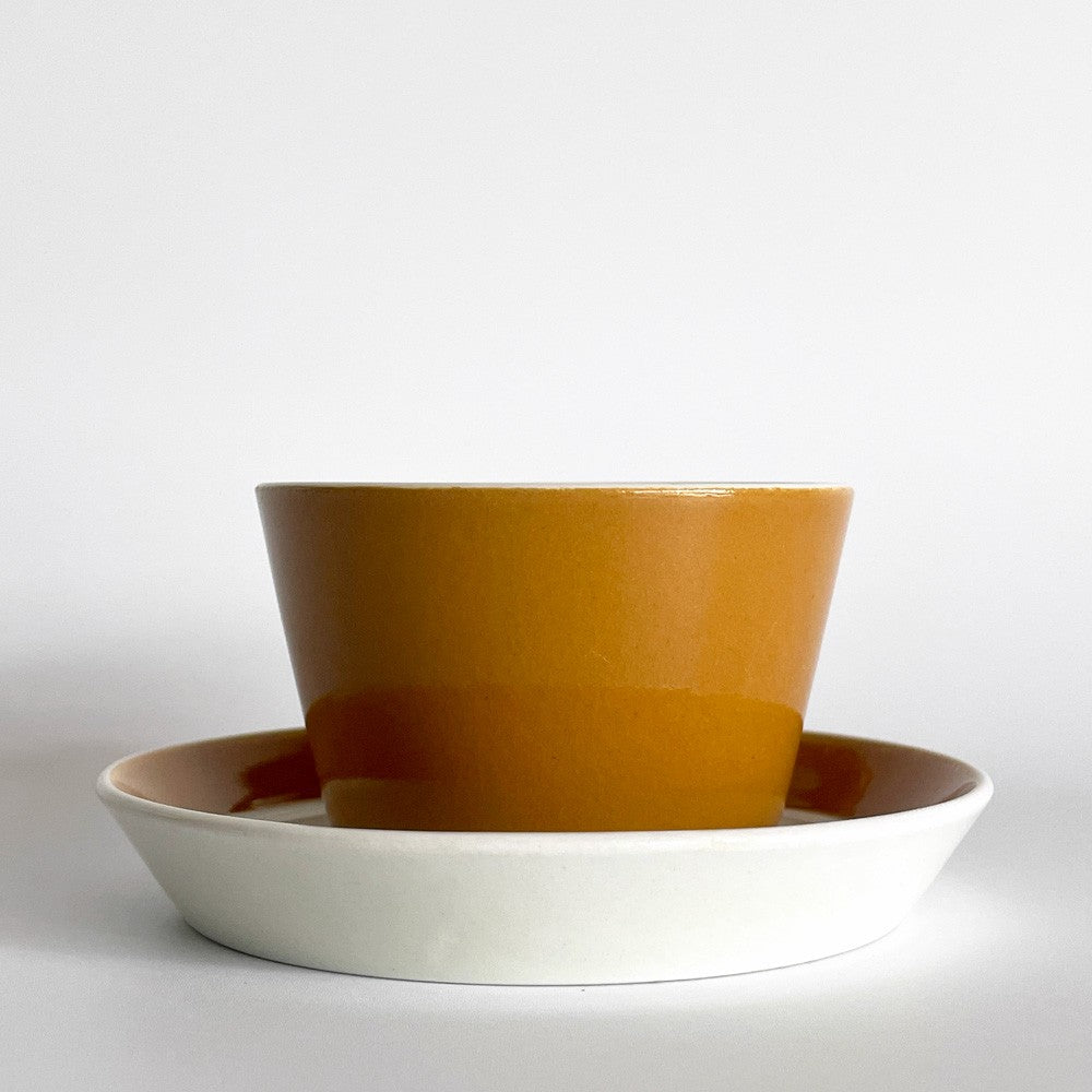 アラビア ARABIA アプリクーシ Aprikoosi コーヒーカップ＆ソーサー C&S カーリナ・アホ Kaarina Aho 60～70年代 北欧食器 北欧ビンテージ ■