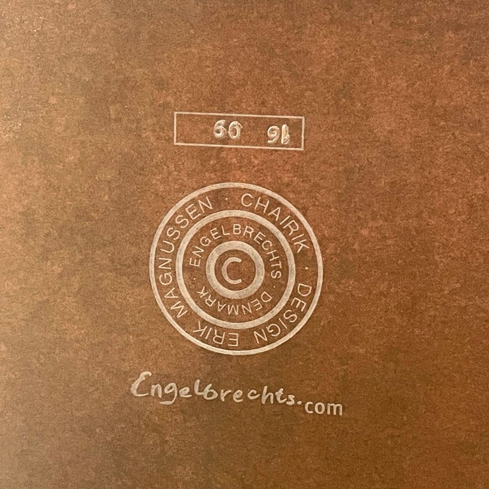 エンゲルブレヒト Engelbrechts チャリック CHAIRIK 107 ダイニングチェア スタッキング そり足 シナモン 未使用品 デンマーク ●
