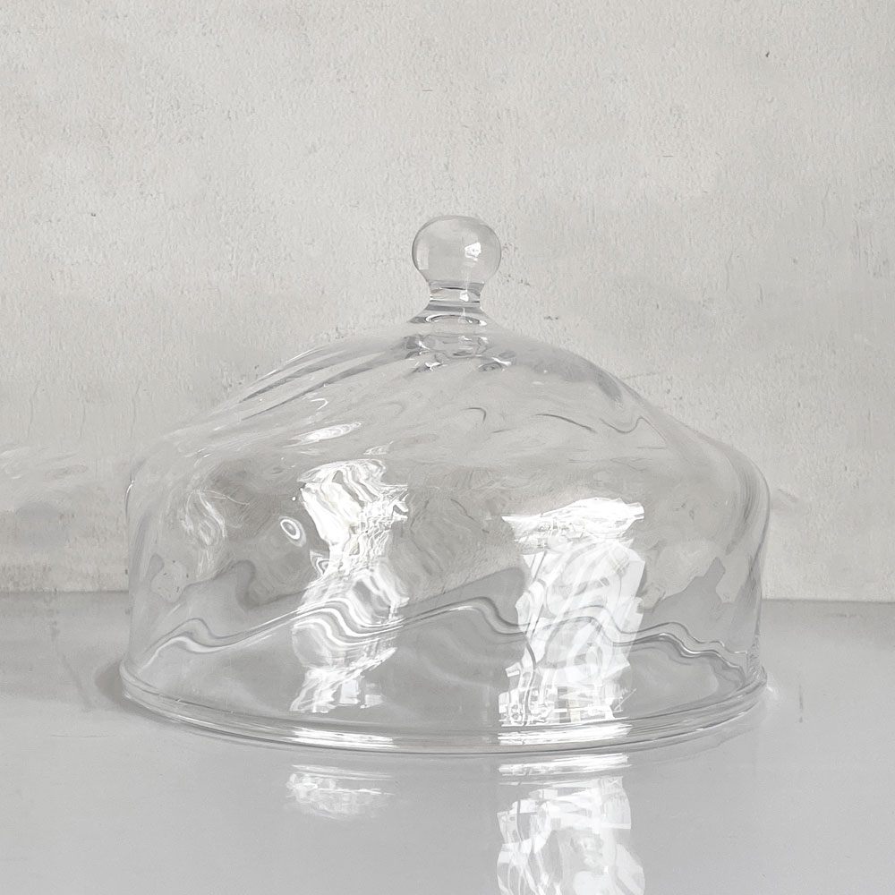 花岡 央 ガラスドーム フードカバー Φ20cm ガラス作家 現代作家 ■