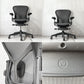 ハーマンミラー Herman Miller アーロンチェア デスクチェア リマスタード ライト Bサイズ グラファイトベース ビル・スタンフ ＆ ドン・チャドウィック ポスチャーフィット ★