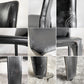 カッシーナ Cassina キャブチェア 412 CAB CHAIR アームレス 本革 ブラック マリオ・ベリーニ MoMA イタリアンモダン B ■