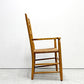 イーセンアーレン ETHAN ALLEN ラダーバック アームチェア ダイニングチェア ハイバックチェア ラッシ編み クラシカルデザイン ●
