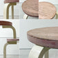 アルテック artek スツール60 stool60 3本脚 ペインテッド ピンク × ホワイト 50年代 ビンテージ アルヴァ・アアルト 希少 ●