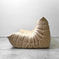 リーンロゼ ligne roset トーゴ TOGO 3シーターソファ Lランク Ultrasuede HP Shell Beige ミッシェル・デュカロワ Michel Ducaroy フランス家具 ●