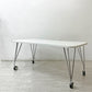 カルテル Kartell マックステーブル MAX TABLE ホワイト ミーティングテーブル キャスター付 フェルーチョ・ラヴィアーニ Ferruccio Laviani イタリア 定価￥224,400- ●