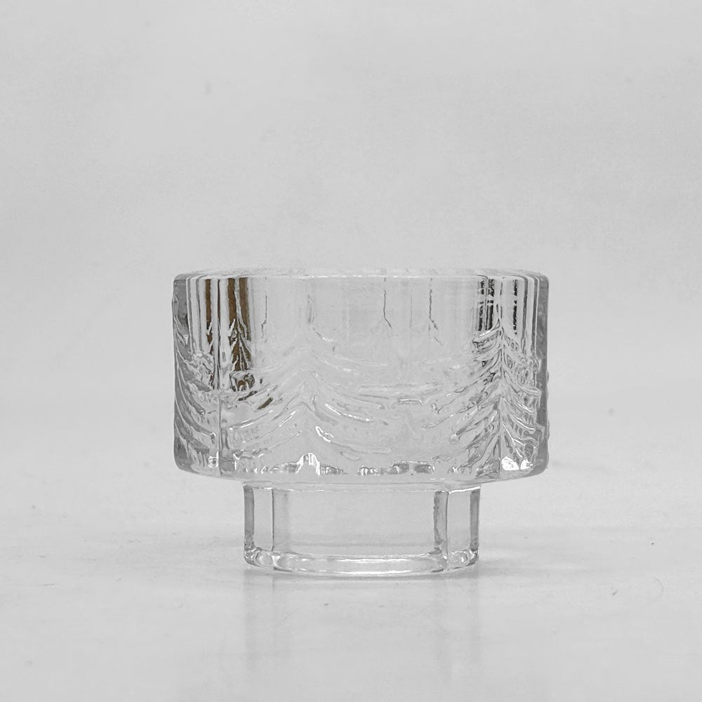 イッタラ iittala クーシ kuusi キャンドルホルダー モミの木 12角形 W6cm フィンランド 北欧雑貨 80s ビンテージ ●