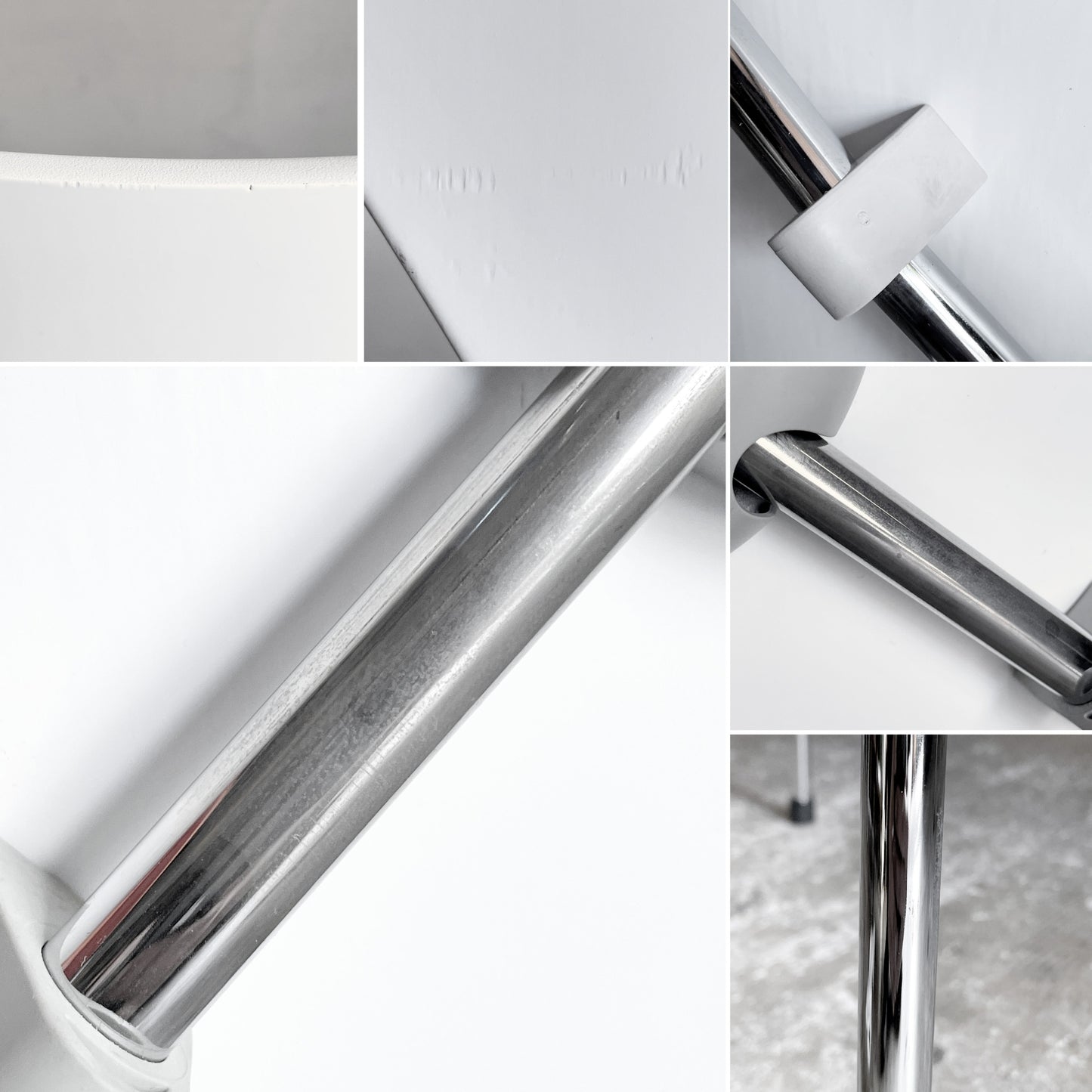 フリッツハンセン Fritz Hansen 3107 セブンチェア ホワイト ラッカー仕上げ スタッキング アルネ・ヤコブセン Arne Jacobsen デンマーク 北欧家具 A ■