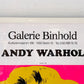 アンディウォーホル ANDY WARHOL マリリンモンロー サンデーモーニング版 Gallerie Binhold シルクスクリーン ポスター 額装 アクリル ★