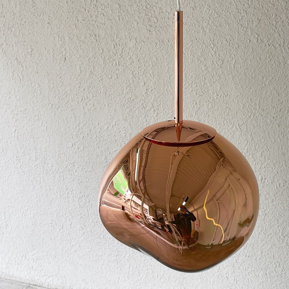 トムディクソン Tom Dixon メルト MELT 30 コッパー ペンダントライト LED ヤマギワ取扱 未使用品 定価198,000円 ◇