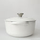 ルクルーゼ LE CREUSET ココットロンド 22cm ホワイト 両手鍋 鋳物 ★