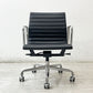 ハーマンミラー Herman Miller アルミナムグループ マネジメントチェア 本革 ブラック 5本脚 ガス圧昇降式 キャスター付 C&R イームズ A ●