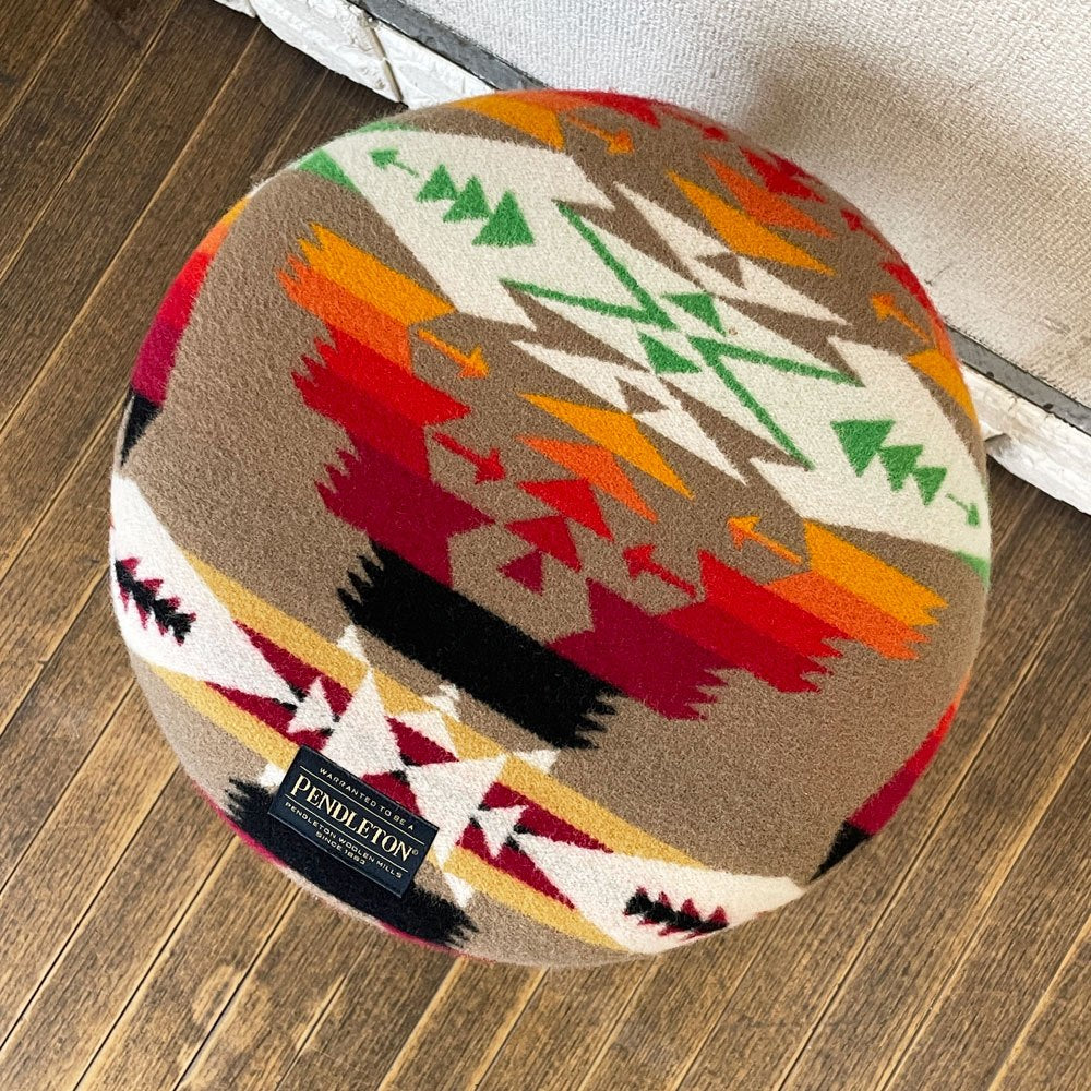 ペンドルトン PENDLETON  ウッディ ハイチェア Woody High Chair スツール Pilot Rock ウール生地 パイン無垢材 定価￥25,300- ◎